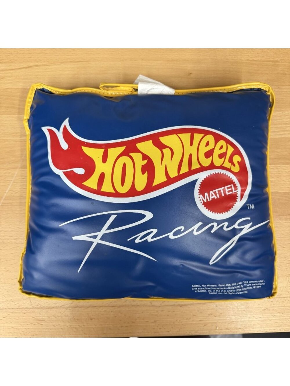Vintage 1999 Mattel Hot Wheels Racing Vinyl Seat Cushion Blue Standard Used